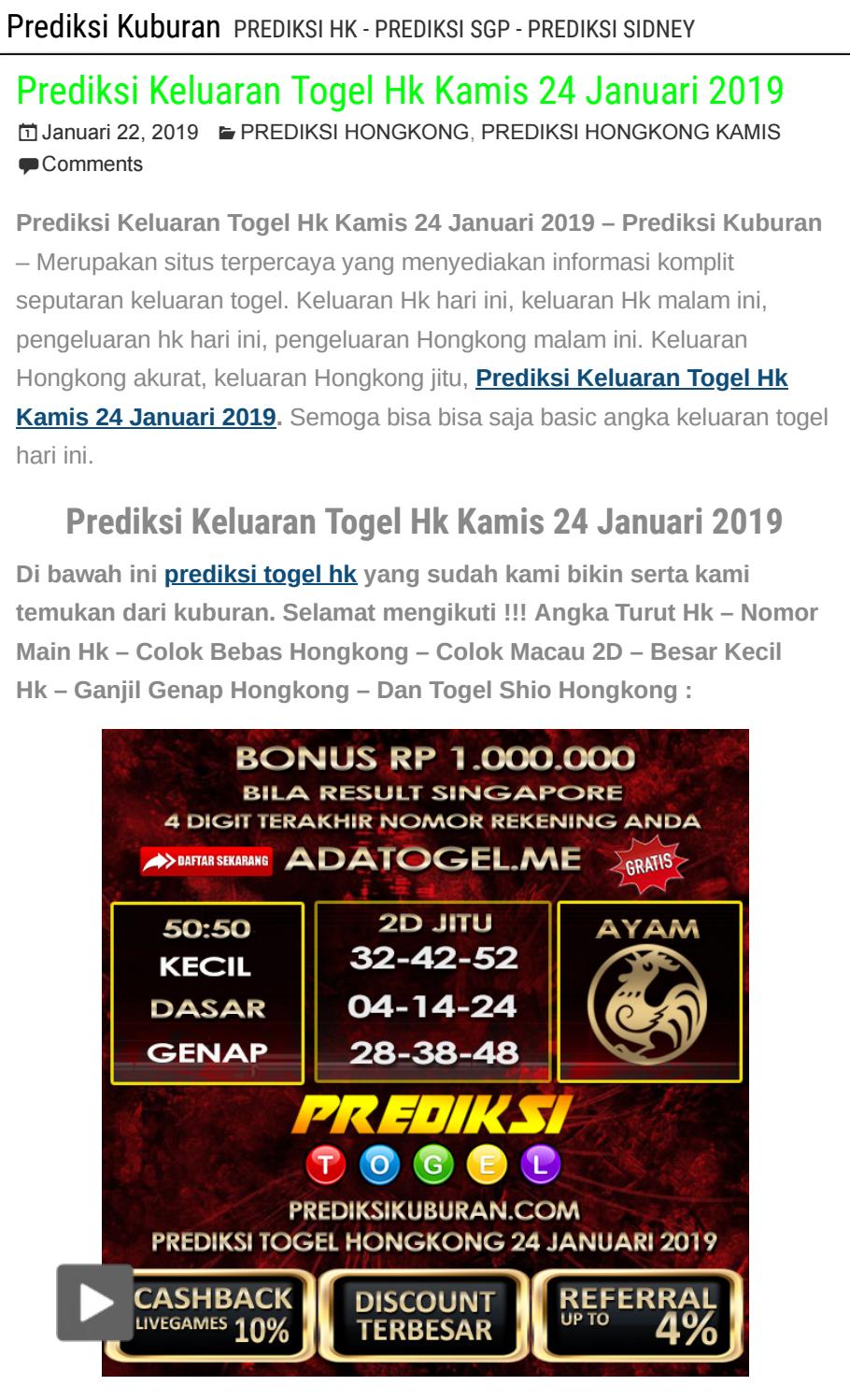 hk hari ini